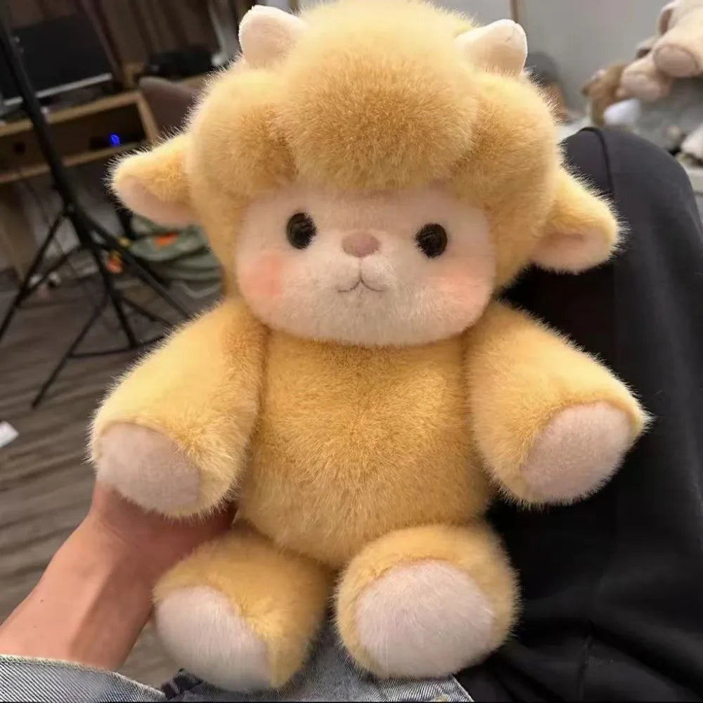 Soft Stuffed Animal Cute Scottish Cow Plushie Plush Toy for Nursery Decor Kids Gift