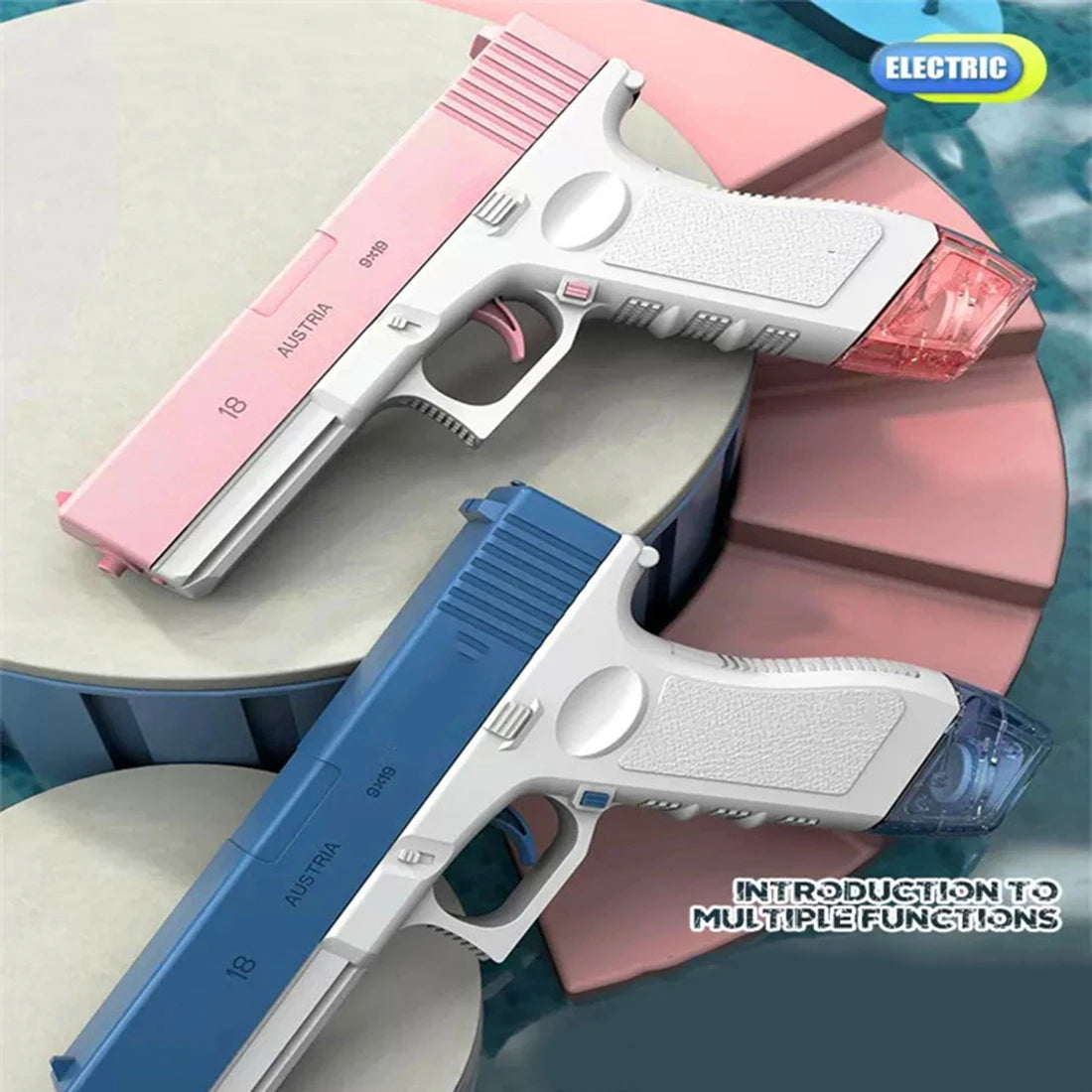 Electric Water Gun Water Spray Toys Bursts Children's High-pressure Strong Charging Energy Water Automatic Children's Toy Guns