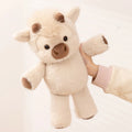 Adorable Huggable Figure Plush Cow Toy Lovely Cattle Plush Stuffed Animals Cattle Soft Doll Kids Toys Birthday Gift for Children