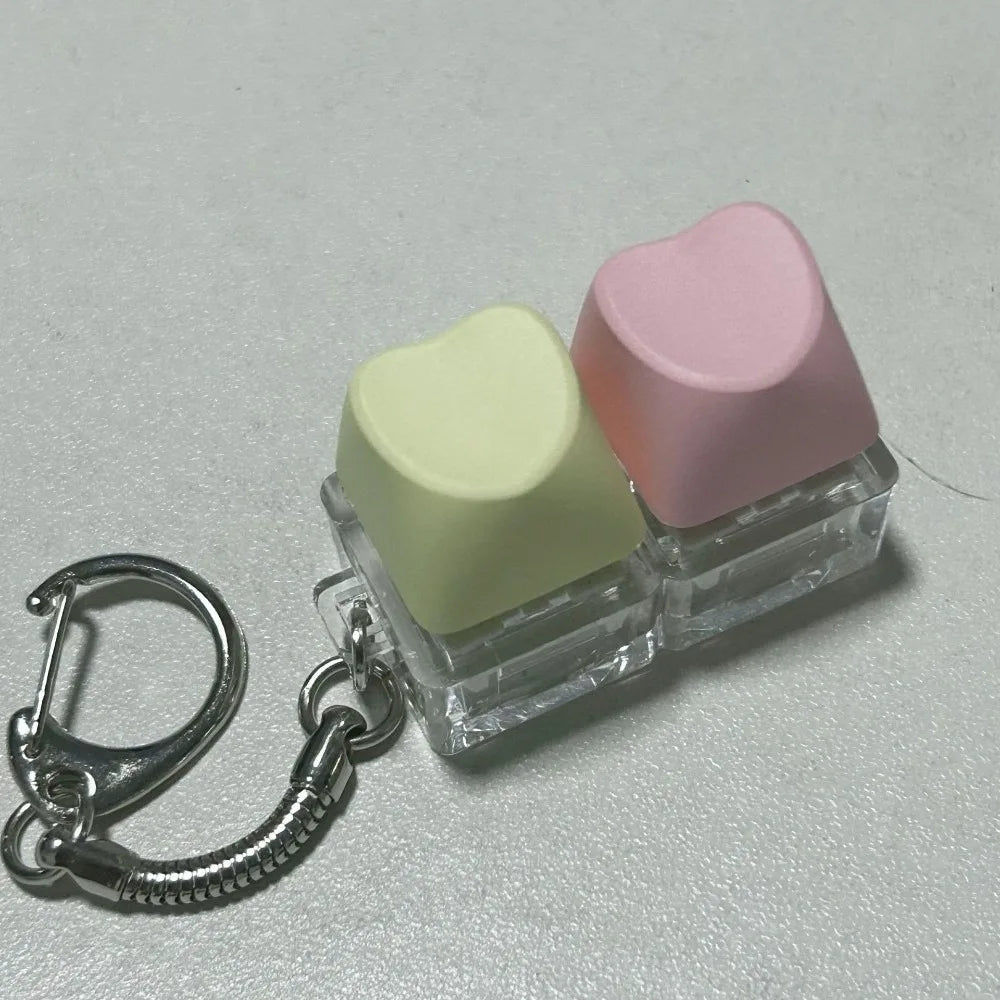 Relaxing 4/9 Keys Finger Keyboard Keycap Key Button Decompression Toy Stress Relief Gadget Pinch Toy Adult