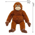 Kawaii Gorilla Plush Toy Cartoon Chimpanzees Monkey Soft Stuffed Doll Keychain Backpack Car Bag Decor Boys Girls Birthday Gifts