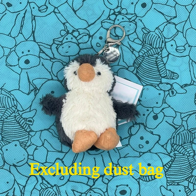 Hot tea bag Jc Cute Plush Toy label cute girl bag charm plush toy keychain Kawaii plush toy Limited New Gift bag